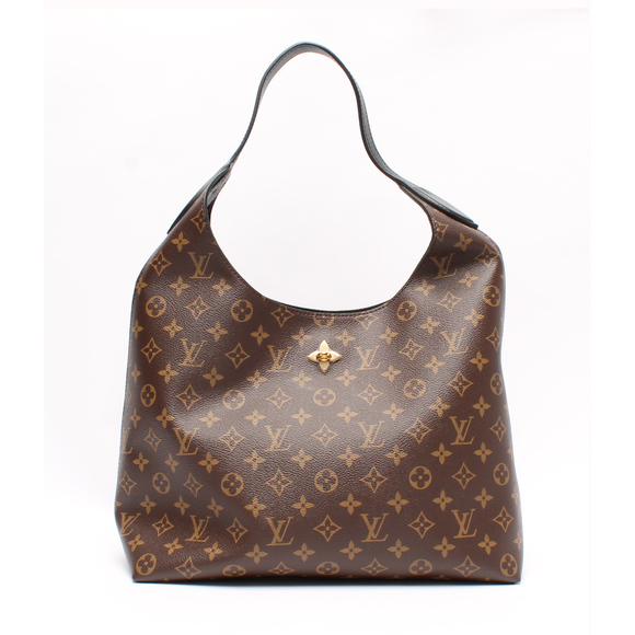 Louis Vuitton Flower Hobo Monogram Shoulder Bag Brown - Picture 1 of 5